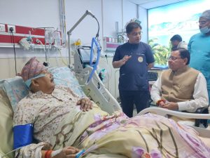 Satpal Maharaj admitted in AIIMS Rishikesh hospital health update Uttarakhand